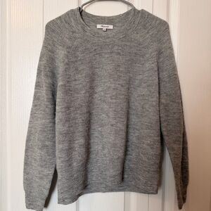 Madewell Heather Gray Crewneck Sweater